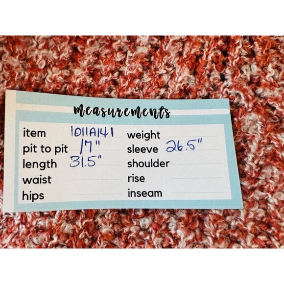 NWT Steve Madden S Cozy Coral/Mauve/Rust Chenille Womens Cardigan Sweater - Picture 4 of 10